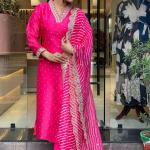 Silk Crepe Kurta Bottom with Dupatta Set – Elegant and Comfortable Ethnic Wear