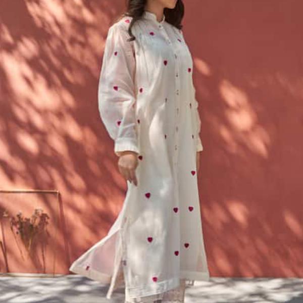 Pure Cambric Cotton Top and Bottom Set – Comfort and Style in Every Stitch