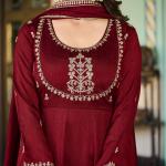 Graceful Vichitra Silk Salwar Suit Set for Women – Elegant Ethnic Wear